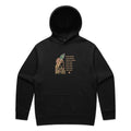 Devotional Figure Mahamantra Hoodie — Black