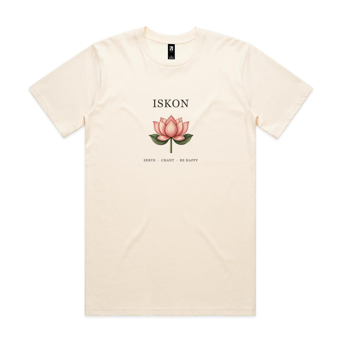 ISKON Lotus Tee — Ecru
