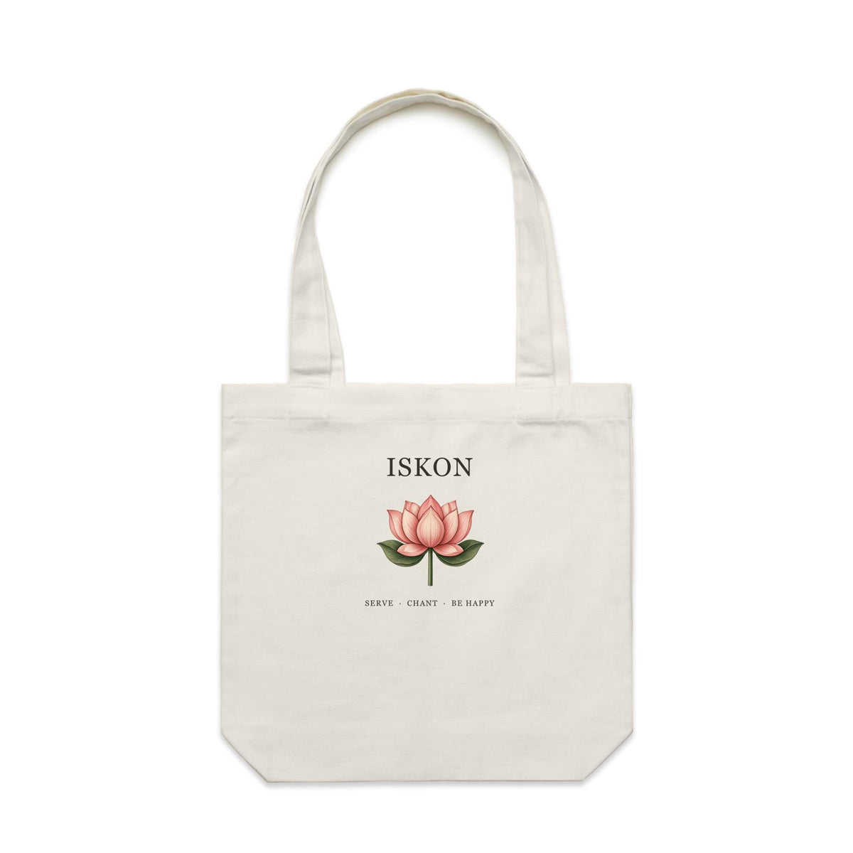 ISKON Lotus Tote — Cream