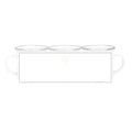 Calmer, Kinder, Happier Enamel Mug — White