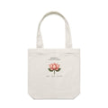 Krishna Consciousness Lotus Tote — Cream