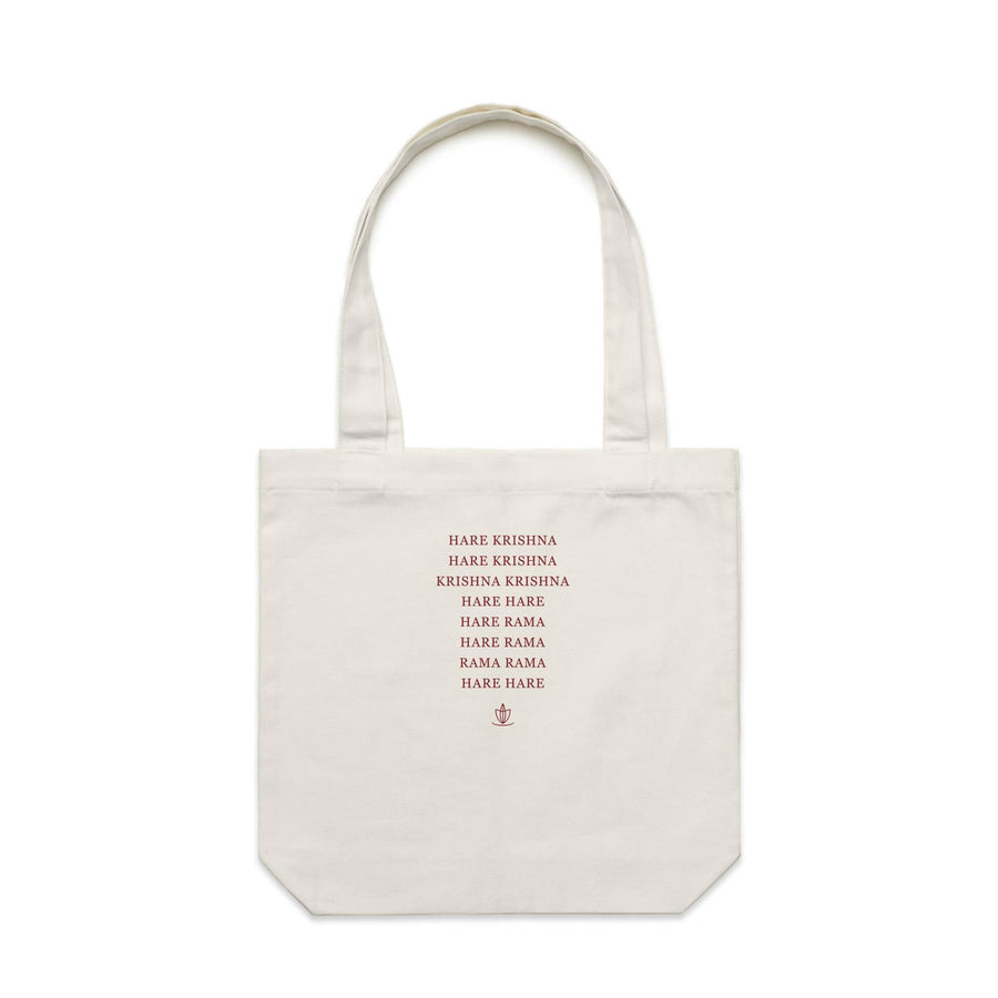 Hare Krishna Essential Tote — Cream