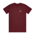Jagannath Statement Tee — Burgundy