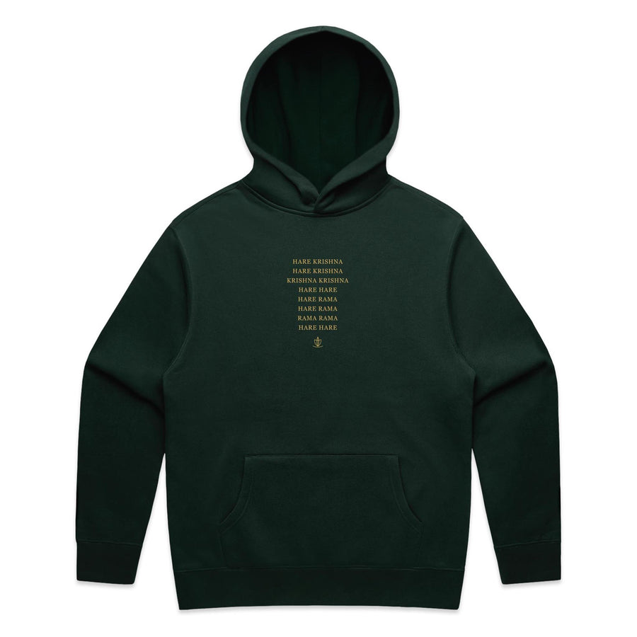 Green Mahamantra Hoodie — Forest
