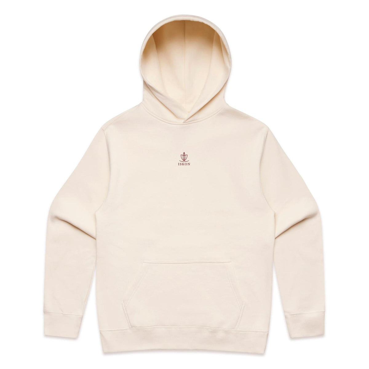 ISKON Lotus Hoodie — Bone