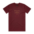 Nityananda & Gauranga Tee — Burgundy